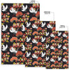 Heron Japanese Print Pattern Floor Mat-grizzshop