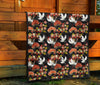 Heron Japanese Print Pattern Quilt-grizzshop