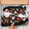 Heron Japanese Print Pattern Sneaker Shoes For Men Women-grizzshop