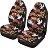 Heron Japanese Print Pattern Universal Fit Car Seat Covers-grizzshop