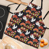 Heron Japanese Print Pattern Women's Apron-grizzshop