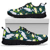 Heron Lotus Pattern Print Sneaker Shoes For Men Women-grizzshop