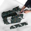 Heron Pattern Print Automatic Foldable Umbrella-grizzshop