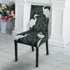 Heron Pattern Print Chair Cover-grizzshop