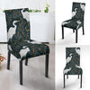 Heron Pattern Print Chair Cover-grizzshop