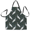 Heron Pattern Print Men's Apron-grizzshop