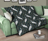 Heron Pattern Print Quilt-grizzshop