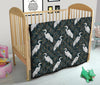 Heron Pattern Print Quilt-grizzshop