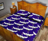 Heron Print Pattern Bed Set Quilt-grizzshop