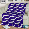 Heron Print Pattern Blanket-grizzshop