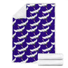 Heron Print Pattern Blanket-grizzshop