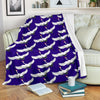 Heron Print Pattern Blanket-grizzshop