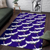 Heron Print Pattern Floor Mat-grizzshop