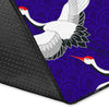 Heron Print Pattern Floor Mat-grizzshop