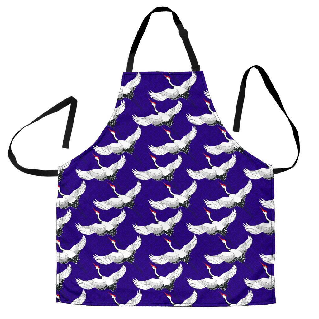 Heron Print Pattern Men's Apron-grizzshop