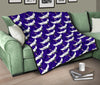 Heron Print Pattern Quilt-grizzshop