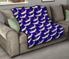 Heron Print Pattern Quilt-grizzshop