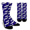 Heron Print Pattern Unisex Crew Socks-grizzshop