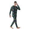 Hibiscus And Tropical Flamingo Print Pattern Men's Pajamas-grizzshop