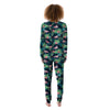 Hibiscus And Tropical Flamingo Print Pattern Women's Pajamas-grizzshop