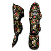 Hibiscus Blossom Tropical Print Pattern Muay Thai Shin Guards-grizzshop