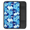 Hibiscus Blue Hawaiian Print Car Console Cover-grizzshop