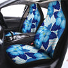 Hibiscus Blue Hawaiian Print Car Seat Covers-grizzshop