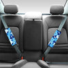 Hibiscus Blue Hawaiian Print Seat Belt Cover-grizzshop