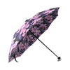 Hibiscus Floral Tropical Hawaiian Flower Palm Leaves Pattern Print Foldable Umbrella-grizzshop