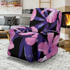 Hibiscus Floral Tropical Hawaiian Flower Palm Leaves Pattern Print Recliner Cover-grizzshop