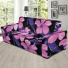 Hibiscus Floral Tropical Hawaiian Flower Palm Leaves Pattern Print Sofa Covers-grizzshop