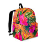 Hibiscus Flower Hawaiian Yellow Print Backpack-grizzshop