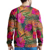 Hibiscus Flower Hawaiian Yellow Print Men's Sweatshirt-grizzshop