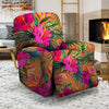 Hibiscus Flower Hawaiian Yellow Print Recliner Cover-grizzshop