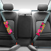 Hibiscus Flower Hawaiian Yellow Print Seat Belt Cover-grizzshop