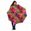 Hibiscus Flower Hawaiian Yellow Print Umbrella-grizzshop