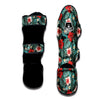 Hibiscus Flowers Tropical Print Pattern Muay Thai Shin Guards-grizzshop