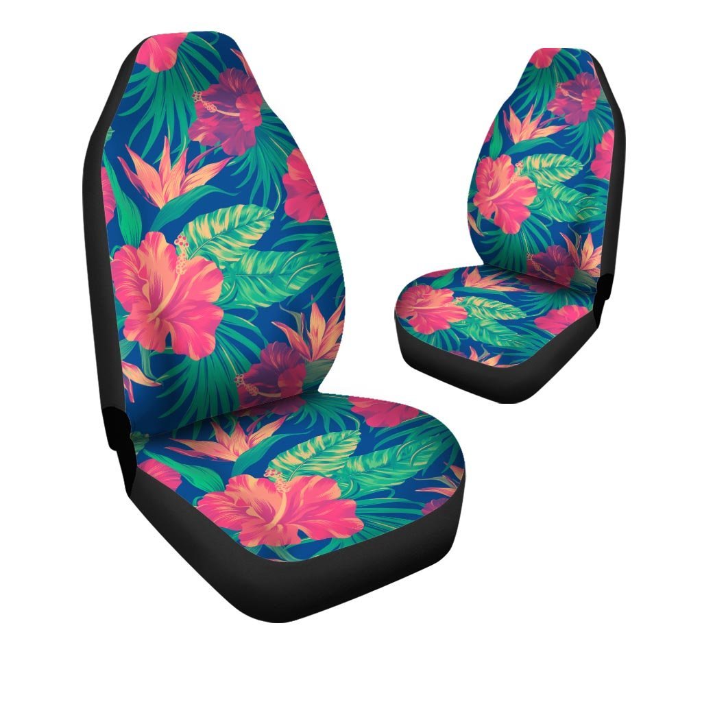 Hibiscus Hawaiian Flower Print Car Seat Covers-grizzshop