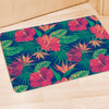 Hibiscus Hawaiian Flower Print Door Mat-grizzshop