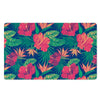 Hibiscus Hawaiian Flower Print Door Mat-grizzshop