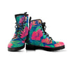 Hibiscus Hawaiian Flower Print Men's Boots-grizzshop