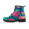 Hibiscus Hawaiian Flower Print Men's Boots-grizzshop