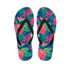 Hibiscus Hawaiian Flower Print Men's Flip Flops-grizzshop