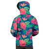 Hibiscus Hawaiian Flower Print Men's Hoodie-grizzshop