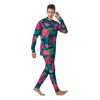 Hibiscus Hawaiian Flower Print Men's Pajamas-grizzshop