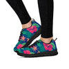 Hibiscus Hawaiian Flower Print Women's Sneakers-grizzshop