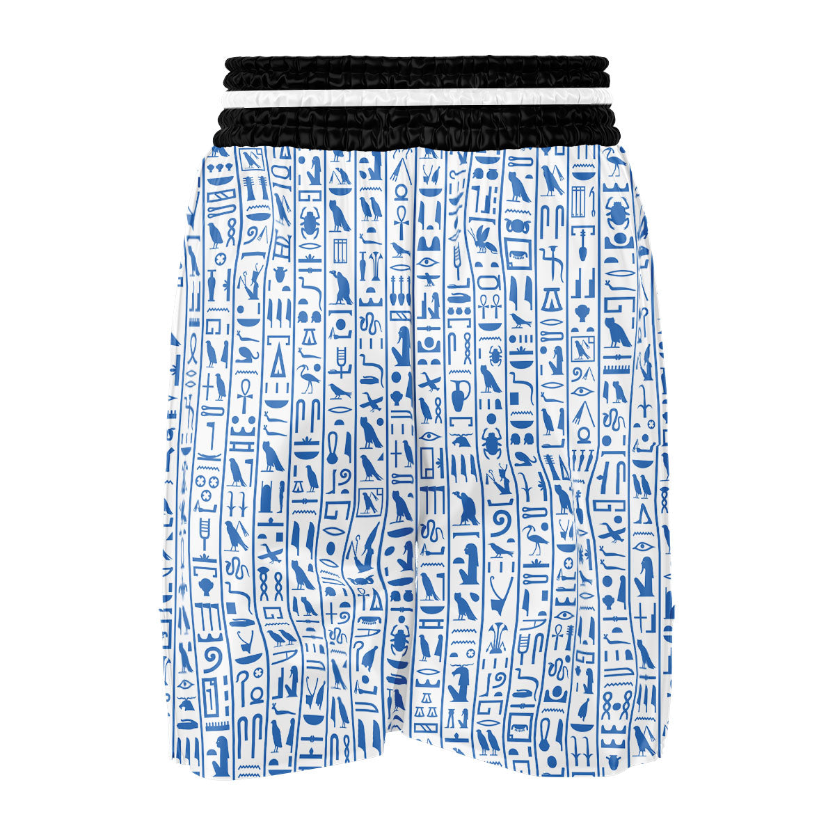 Hieroglyphs Egypt Print Pattern Boxing Shorts-grizzshop