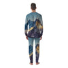 Himalayan Moutain Print Men's Pajamas-grizzshop