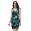 Hiphop Airbrush Print Bodycon Dress-grizzshop