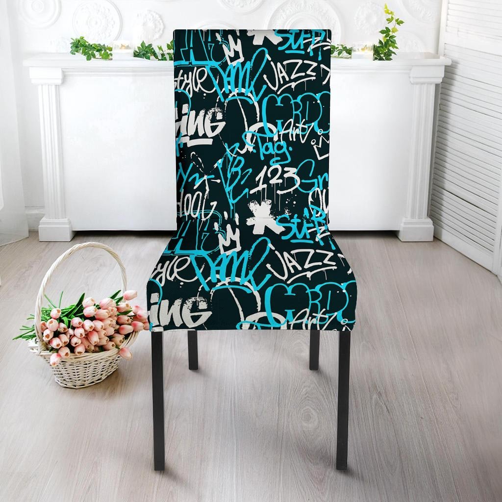 Hiphop Airbrush Print Chair Cover-grizzshop